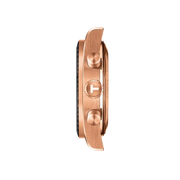 Tissot PRS 516 Chronograph Black Dial Rose Gold Steel Strap Watch for Men - T149.417.33.051.00