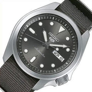 Seiko 5 Sports Automatic Grey Dial Grey Nylon Strap Watch for Men - SRPE61K1