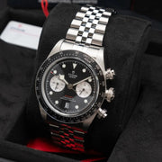 Tudor Black Bay Chrono Black Dial Silver Steel Strap Watch for Men - M79360N-0013
