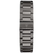 Maserati Velocità Chronograph Blue Dial Black Steel Strap Watch for Men - R8873652004