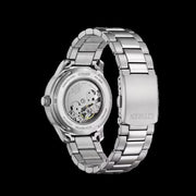 Citizen Mechanical Automatic Light Blue Dial Silver Steel Strap Watch for Men - NJ0191-83L