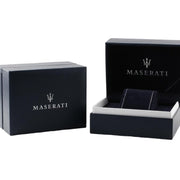 Maserati Stile Chronograph Green Dial Silver Steel Strap Watch for Men - R8873642011