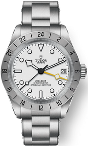 Tudor Black Bay Pro Silver Dial Silver Steel Strap Watch for Men - M79470-0004