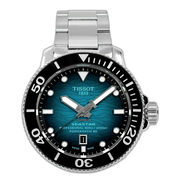 Tissot Seastar 2000 Professional Powermatic 80 Blue Dial Silver Steel Strap Watch for Men - T120.607.11.041.00