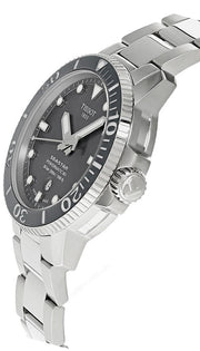 Tissot Seastar 1000 Powermatic 80 Grey Dial Silver Steel Strap Watch for Men - T120.407.11.081.01