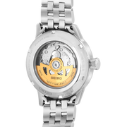 Seiko Presage Cocktail Time Automatic Blue Dial Silver Steel Strap Watch for Men - SRPB41J1