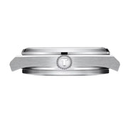 Tissot PRX Quartz Red Dial Silver Steel Strap Watch for Women - T137.210.11.421.00