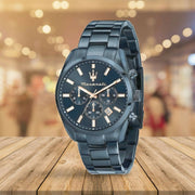 Maserati Attrazione Chronograph Blue Dial Blue Steel Strap Watch for Men - R8873626003