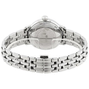 Seiko Presage Cocktail Time Automatic Skydiving Diamonds Blue Dial Silver Steel Strap Watch for Women - SRE007J1