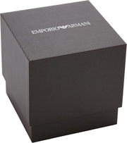 Emporio Armani Sea Explorer Yellow Dial Silver Steel Strap Watch for Men - AR60083