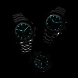Seiko Prospex Speedtimer Solar Chronograph Black Dial Silver Steel Strap Watch for Men - SSC941