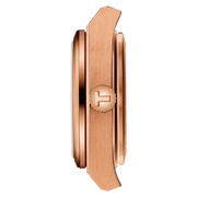 Tissot PRX Diamonds Rose Gold Dial Rose Gold Steel Strap Watch for Women - T137.010.33.506.00