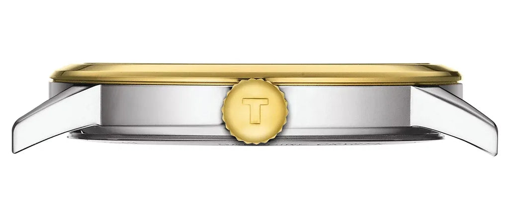 Tissot Classic Dream Ivory Dial Brown Leather Strap Watch for Men - T129.410.26.263.00