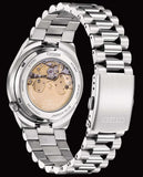 Citizen Tsuyosa Automatic Black Dial Silver Steel Strap Watch for Men - NJ0151-53E