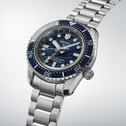 Seiko Prospex 1968 Heritage Divers GMT The Great Wave Limited Edition Blue Dial Silver Steel Strap Watch for Men - SPB509J1
