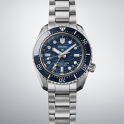 Seiko Prospex 1968 Heritage Divers GMT The Great Wave Limited Edition Blue Dial Silver Steel Strap Watch for Men - SPB509J1
