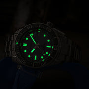 Seiko Prospex Glacier Save The Ocean Special Edition Automatic Blue Dial Silver Steel Strap Watch for Men - SPB299J1