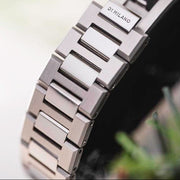 D1 Milano Ultra Thin Salmon Pink Dial Silver Steel Strap Watch for Men - D1-UTBJ26