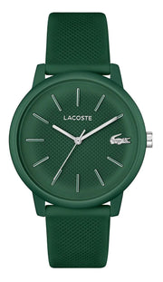 Lacoste 12.12 Move Green Dial Green Silicon Strap Watch for Men - 2011238