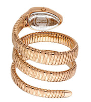 Just Cavalli Taglio Blue Dial Rose Gold Steel Strap Watch for Women - JC1L226M0045