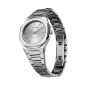 D1 Milano Ultra Thin Silver Dial Silver Steel Strap Watch for Women - D1-UTBL30