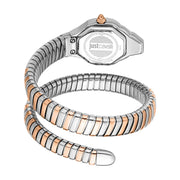 Just Cavalli Brillante Silver Dial Two Tone Steel Strap Watch for Women - JC1L326M0065