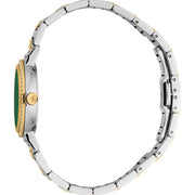 Just Cavalli Donna Glam Green Dial Two Tone Steel Strap Watch for Women - RC5L098M0065