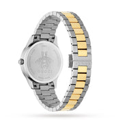 Gucci G Timeless 18K Gold Silver Dial Two Tone Steel Strap Watch for Women - YA1265032