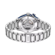 Hugo Boss Bossmatic Automatic Blue Dial Silver Steel Strap Watch for Men - 1514177
