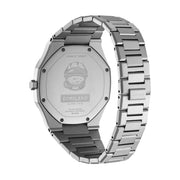 D1 Milano Ultra Thin Red Dial Silver Steel Strap Watch for Men - D1-UTBJ05