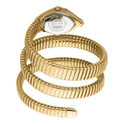 Just Cavalli Mesmerizing White Dial Gold Steel Strap Watch for Women - JC1L304M0025