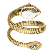 Just Cavalli Speranza Green Dial Gold Steel Strap Watch for Women - JC1L356M0035