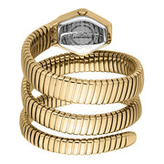 Just Cavalli Romina Silver Dial Gold Steel Strap Watch for Women - JC1L395M0025