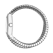 Just Cavalli Splora Silver Dial Silver Steel Strap Watch for Women - JC1L394M0015