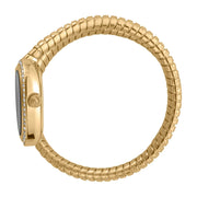 Just Cavalli Solo Black Dial Gold Steel Strap Watch for Women - JC1L167M0035