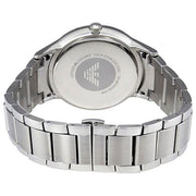 Emporio Armani Renato Quartz Grey Dial Silver Steel Strap Watch For Men - AR2514