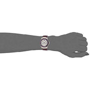 Guess Limelight Quartz Silver Dial Purple Leather Strap Watch For Women - W0775L6