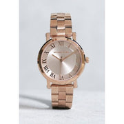 Michael Kors Norie Rose Gold Dial Rose Gold Steel Strap Watch for Women - MK3561