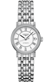 Longines Presence 25.5mm Automatic Stainless Steel Watch for Women - L4.321.4.11.6