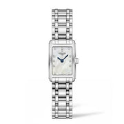 Longines Dolcevita Diamonds Mother of Pearl Dial Silver Steel Strap Watch for Women - L5.258.4.87.6
