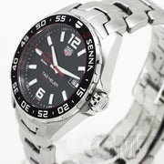 Tag Heuer Formula 1 Senna Limited Edition Black Dial Silver Steel Strap Watch for Men - WAZ1012.BA0883