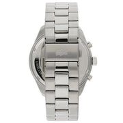 Lacoste Boston Chronograph Blue Dial Silver Steel Strap Watch for Men - 2011081
