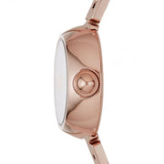 Marc Jacobs Courtney White Dial Rose Gold Steel Strap Watch for Women - MJ3458
