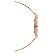 Daniel Wellington Petite Rose Gold Dial Rose Gold Mesh Strap Watch For Women - DW00100472