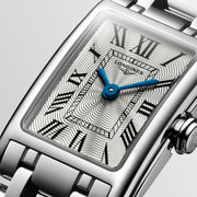 Longines Dolcevita White Dial Silver Steel Strap Watch for Women - L5.258.4.71.6