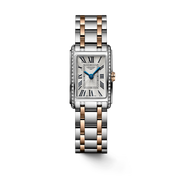 Longines Dolcevita Diamonds White Dial Two Tone Steel Strap Watch for Women - L5.258.5.79.7
