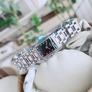 Longines Dolcevita Black Dial Silver Steel Strap Watch for Women - L5.258.4.57.6