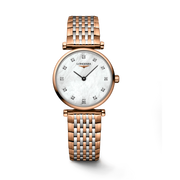 Longines La Grande Classique De Longines Diamonds Mother of Pearl Dial Two Tone Mesh Bracelet  Watch for Women - L4.209.1.97.7