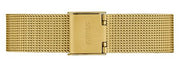 Guess Fame Diamonds Gold Dial Gold Mesh Bracelet Watch for Women - GW0508L2