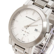 Burberry The City Silver Dial Silver Steel Strap Watch for Men - BU9900